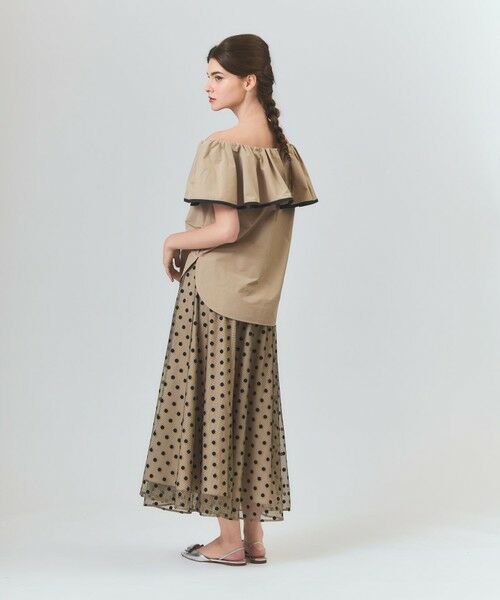 GRACE CONTINENTAL / グレースコンチネンタル シャツ・ブラウス | ラッフルトリミングブラウス | 詳細3