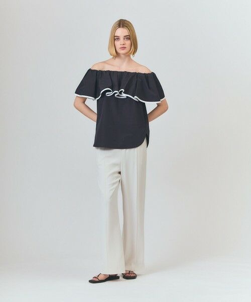 GRACE CONTINENTAL / グレースコンチネンタル シャツ・ブラウス | ラッフルトリミングブラウス | 詳細6