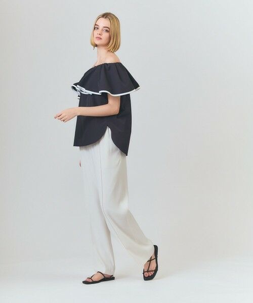 GRACE CONTINENTAL / グレースコンチネンタル シャツ・ブラウス | ラッフルトリミングブラウス | 詳細7