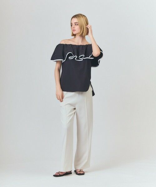 GRACE CONTINENTAL / グレースコンチネンタル シャツ・ブラウス | ラッフルトリミングブラウス | 詳細8