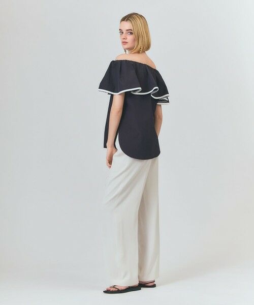 GRACE CONTINENTAL / グレースコンチネンタル シャツ・ブラウス | ラッフルトリミングブラウス | 詳細9