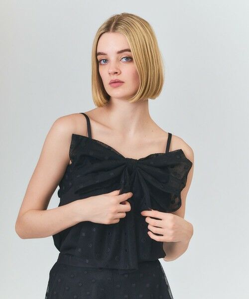 GRACE CONTINENTAL / グレースコンチネンタル キャミソール・チューブトップ | ドットボウタイキャミ | 詳細9