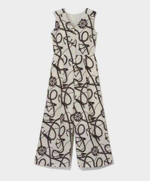 GRACE CONTINENTAL / グレースコンチネンタル サロペット・オールインワン | プリントオールインワン | 詳細4