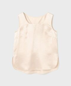 GRACE CONTINENTAL / グレースコンチネンタル その他トップス | サテンノースリーブトップ