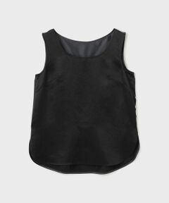 GRACE CONTINENTAL / グレースコンチネンタル その他トップス | サテンノースリーブトップ