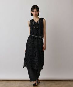 GRACE CONTINENTAL / グレースコンチネンタル その他トップス | ケミカルレースストレートトップ