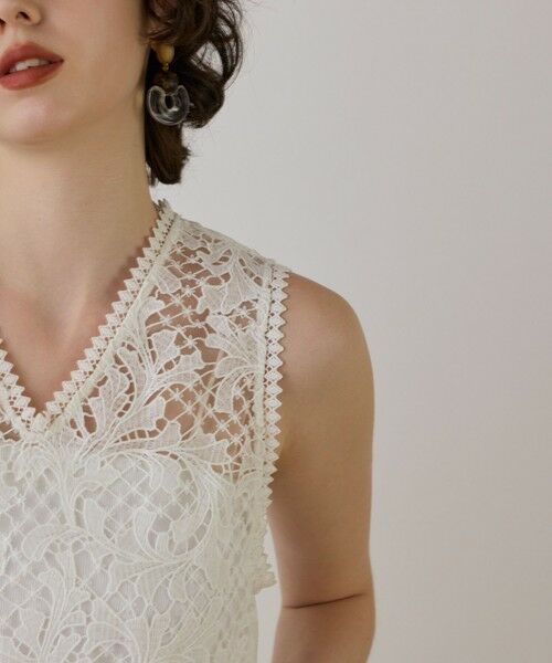 GRACE CONTINENTAL / グレースコンチネンタル その他トップス | ケミカルレースストレートトップ | 詳細5