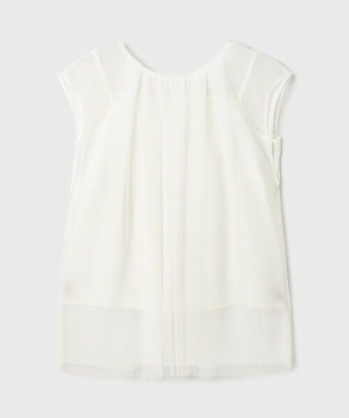 GRACE CONTINENTAL / グレースコンチネンタル シャツ・ブラウス | チュールタックノースリーブ | 詳細6