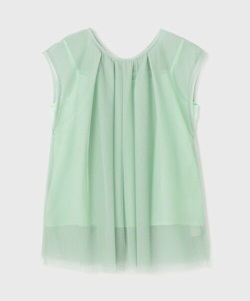 GRACE CONTINENTAL / グレースコンチネンタル シャツ・ブラウス | チュールタックノースリーブ | 詳細21