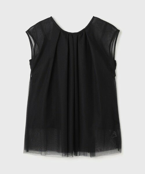 GRACE CONTINENTAL / グレースコンチネンタル シャツ・ブラウス | チュールタックノースリーブ | 詳細26