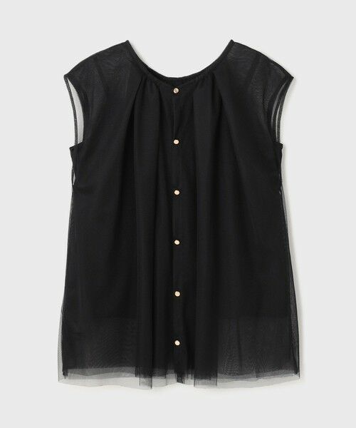 GRACE CONTINENTAL / グレースコンチネンタル シャツ・ブラウス | チュールタックノースリーブ | 詳細27