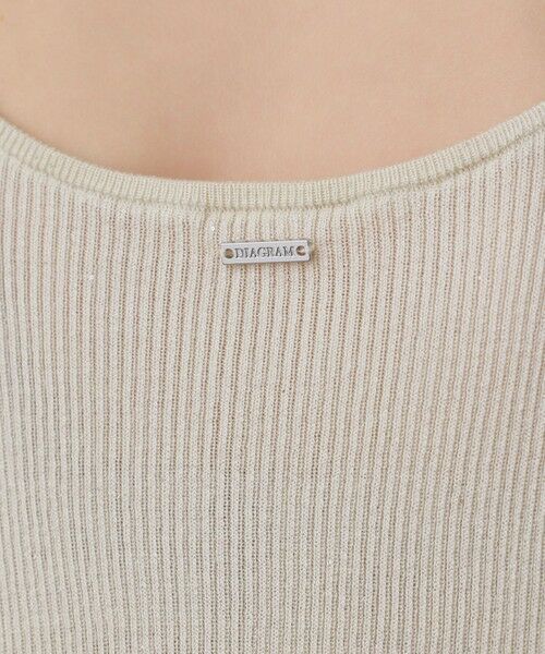 GRACE CONTINENTAL / グレースコンチネンタル その他トップス | スパンコールリブトップ | 詳細5