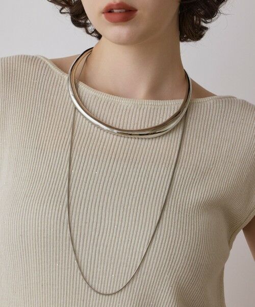 GRACE CONTINENTAL / グレースコンチネンタル その他トップス | スパンコールリブトップ | 詳細6