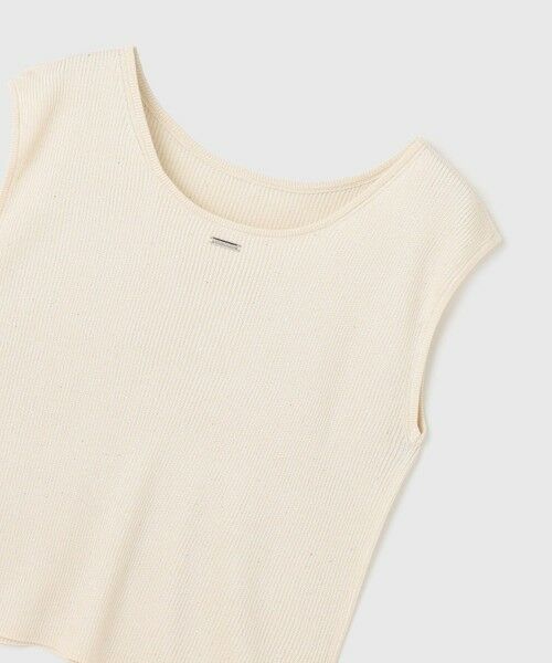 GRACE CONTINENTAL / グレースコンチネンタル その他トップス | スパンコールリブトップ | 詳細9