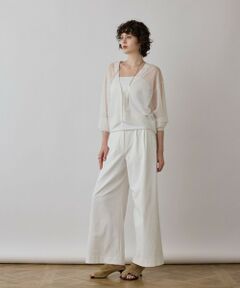 GRACE CONTINENTAL / グレースコンチネンタル カーディガン・ボレロ | シアージョーゼットカーディガン