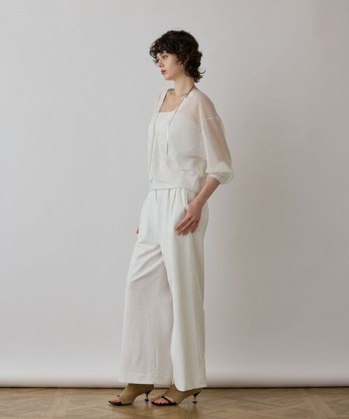 GRACE CONTINENTAL / グレースコンチネンタル カーディガン・ボレロ | シアージョーゼットカーディガン | 詳細1