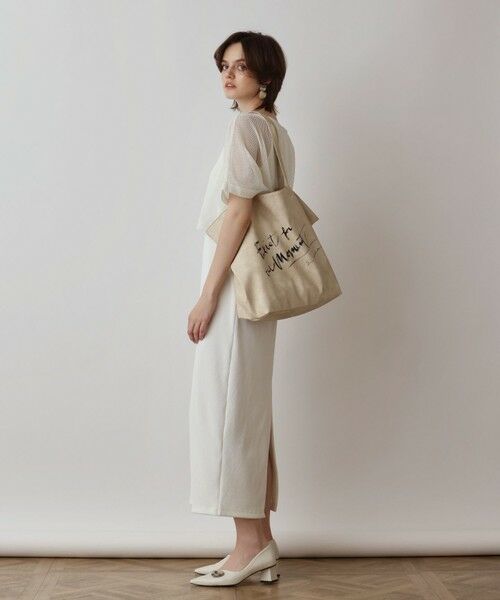 GRACE CONTINENTAL / グレースコンチネンタル トートバッグ | ロゴレザートート | 詳細2