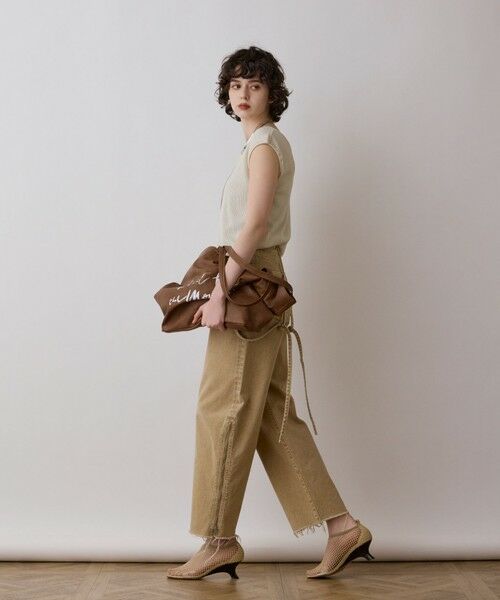 GRACE CONTINENTAL / グレースコンチネンタル トートバッグ | ロゴレザートート | 詳細6