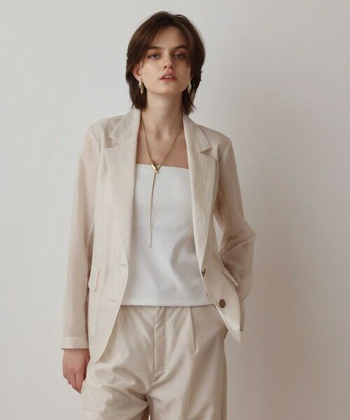 GRACE CONTINENTAL / グレースコンチネンタル テーラードジャケット | ブライトシアージャケット | 詳細4