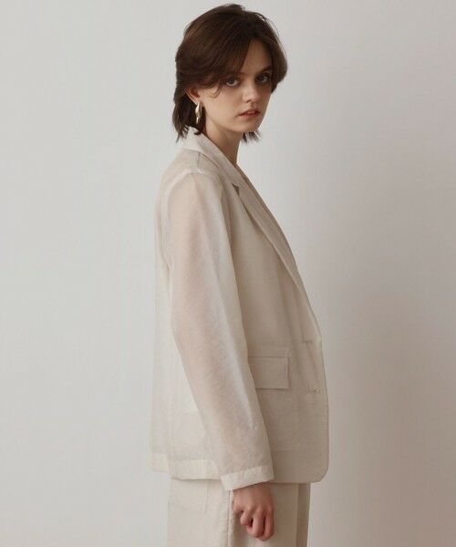 GRACE CONTINENTAL / グレースコンチネンタル テーラードジャケット | ブライトシアージャケット | 詳細6