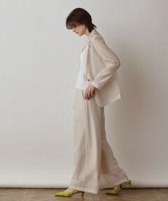 GRACE CONTINENTAL / グレースコンチネンタル その他パンツ | ブライトシアーパンツ