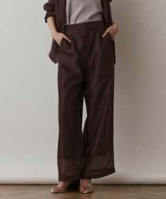 GRACE CONTINENTAL / グレースコンチネンタル その他パンツ | ブライトシアーパンツ