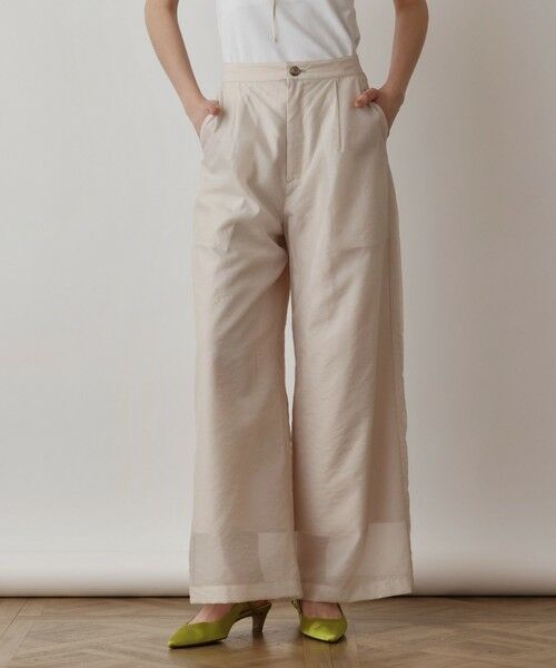 GRACE CONTINENTAL / グレースコンチネンタル その他パンツ | ブライトシアーパンツ | 詳細3