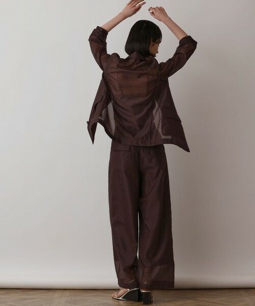 GRACE CONTINENTAL / グレースコンチネンタル その他パンツ | ブライトシアーパンツ | 詳細12