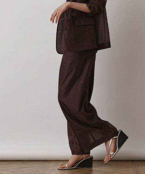 GRACE CONTINENTAL / グレースコンチネンタル その他パンツ | ブライトシアーパンツ | 詳細13