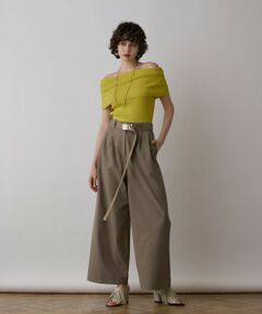 GRACE CONTINENTAL / グレースコンチネンタル その他パンツ | ストレッチワイドパンツ