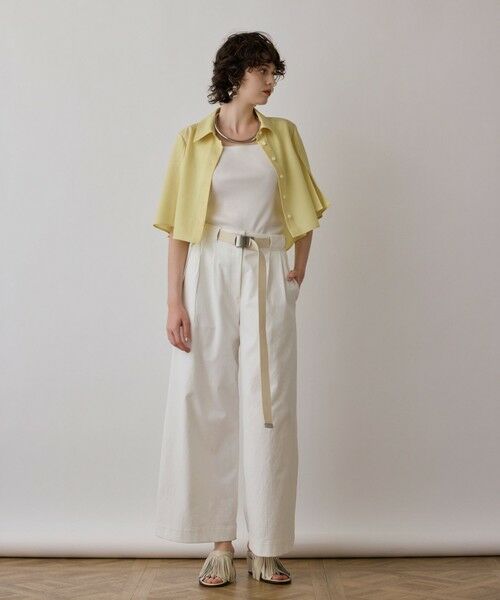 GRACE CONTINENTAL / グレースコンチネンタル その他パンツ | ストレッチワイドパンツ | 詳細6