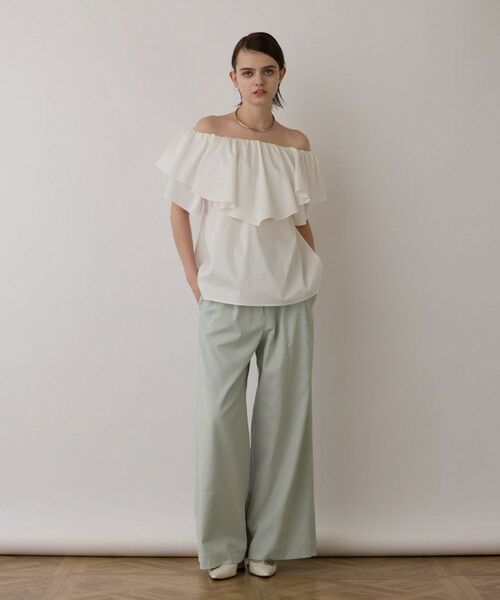 GRACE CONTINENTAL / グレースコンチネンタル その他パンツ | ストレッチワイドパンツ | 詳細10