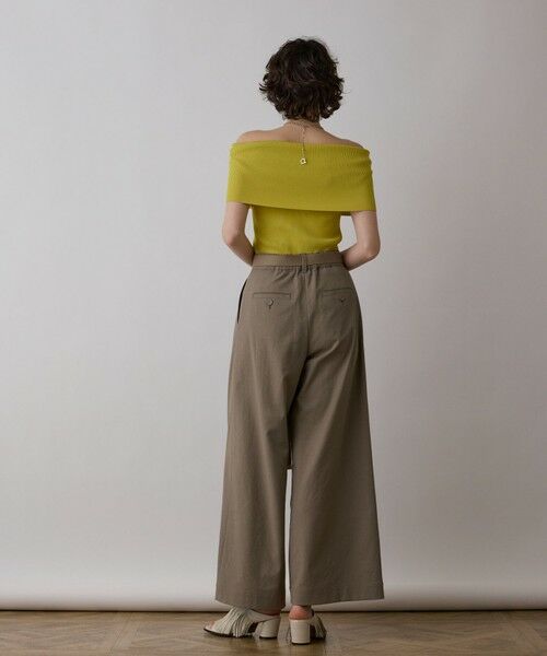 GRACE CONTINENTAL / グレースコンチネンタル その他パンツ | ストレッチワイドパンツ | 詳細15