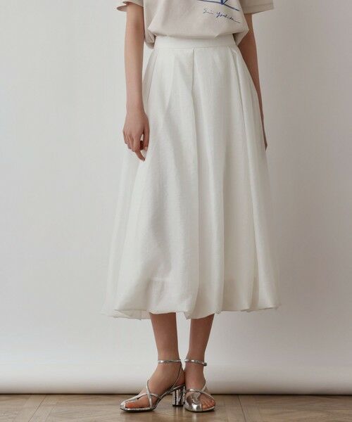 GRACE CONTINENTAL / グレースコンチネンタル ミニ・ひざ丈スカート | バルーンシアースカート | 詳細1