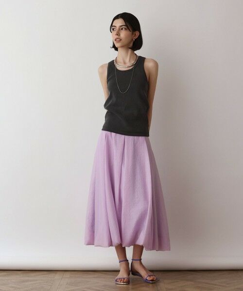 GRACE CONTINENTAL / グレースコンチネンタル ミニ・ひざ丈スカート | バルーンシアースカート | 詳細6