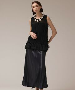 GRACE CONTINENTAL / グレースコンチネンタル ロング・マキシ丈スカート | サテンバイアススカート