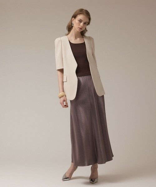 GRACE CONTINENTAL / グレースコンチネンタル ロング・マキシ丈スカート | サテンバイアススカート | 詳細7