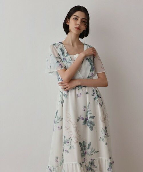 GRACE CONTINENTAL / グレースコンチネンタル ロング・マキシ丈ワンピース | プリントセパレートワンピース | 詳細5