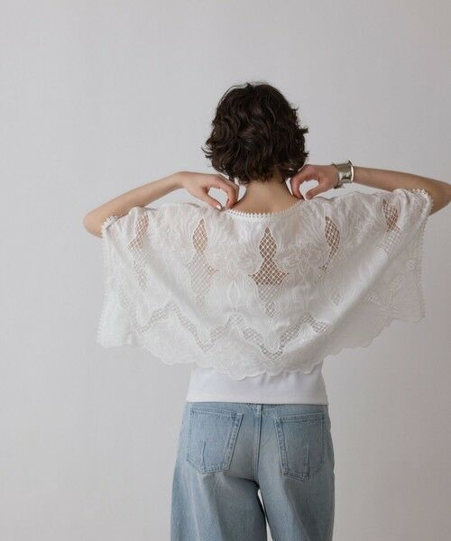 GRACE CONTINENTAL / グレースコンチネンタル カットソー | 刺繍ポンチョトップ | 詳細6