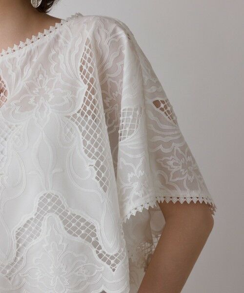 GRACE CONTINENTAL / グレースコンチネンタル カットソー | 刺繍ポンチョトップ | 詳細8