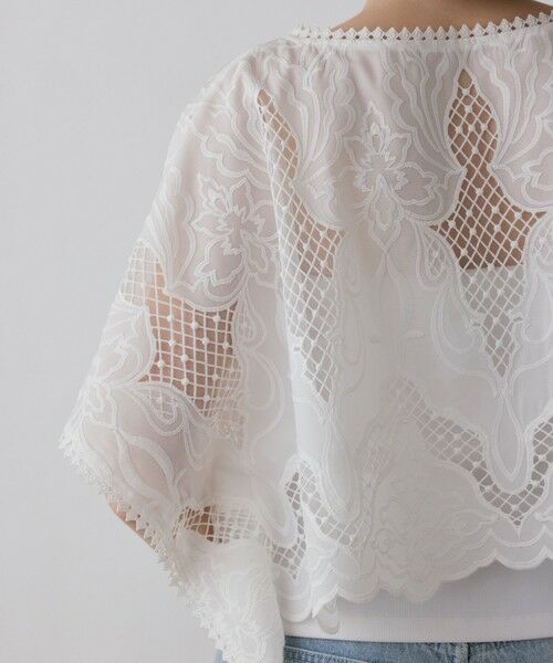 GRACE CONTINENTAL / グレースコンチネンタル カットソー | 刺繍ポンチョトップ | 詳細9