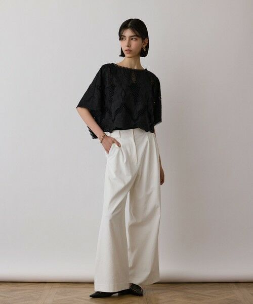 GRACE CONTINENTAL / グレースコンチネンタル カットソー | 刺繍ポンチョトップ | 詳細14
