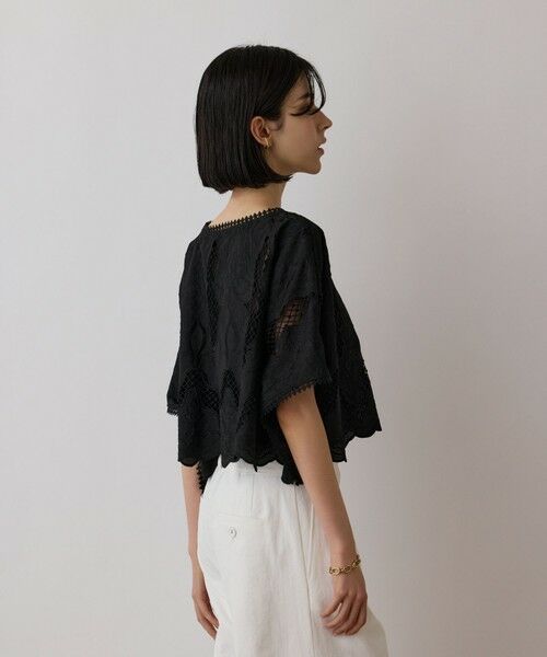 GRACE CONTINENTAL / グレースコンチネンタル カットソー | 刺繍ポンチョトップ | 詳細17