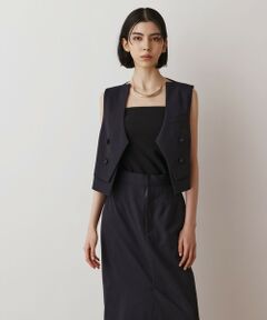 GRACE CONTINENTAL / グレースコンチネンタル ベスト | オックスショートジレ