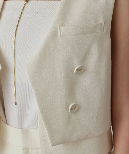 GRACE CONTINENTAL / グレースコンチネンタル ベスト | オックスショートジレ | 詳細4