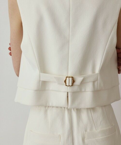 GRACE CONTINENTAL / グレースコンチネンタル ベスト | オックスショートジレ | 詳細6