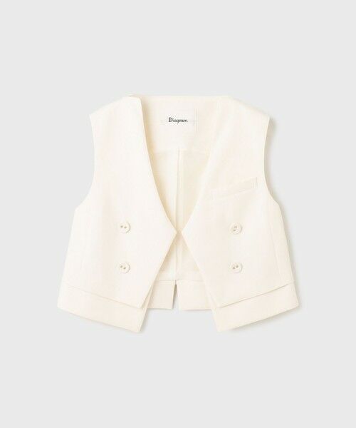 GRACE CONTINENTAL / グレースコンチネンタル ベスト | オックスショートジレ | 詳細9