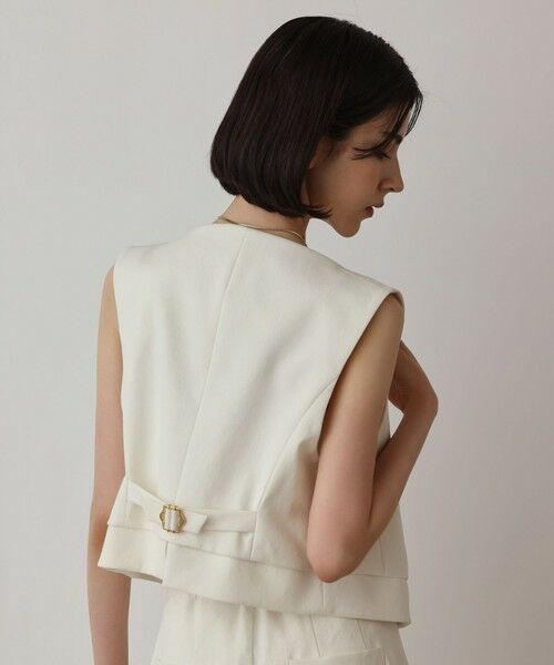 GRACE CONTINENTAL / グレースコンチネンタル ベスト | オックスショートジレ | 詳細2