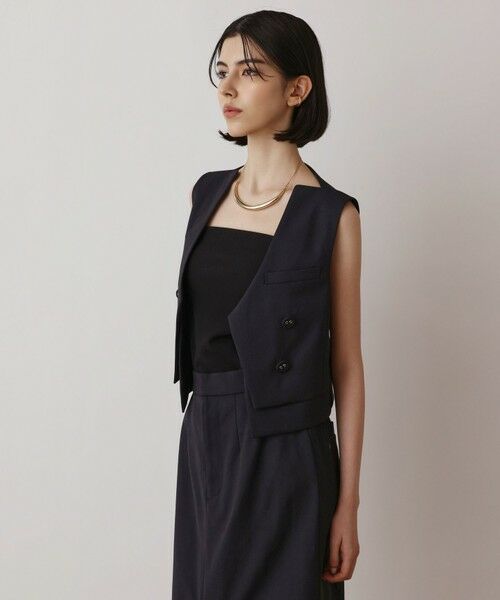 GRACE CONTINENTAL / グレースコンチネンタル ベスト | オックスショートジレ | 詳細10