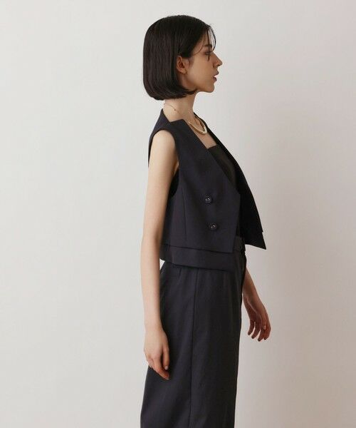 GRACE CONTINENTAL / グレースコンチネンタル ベスト | オックスショートジレ | 詳細12